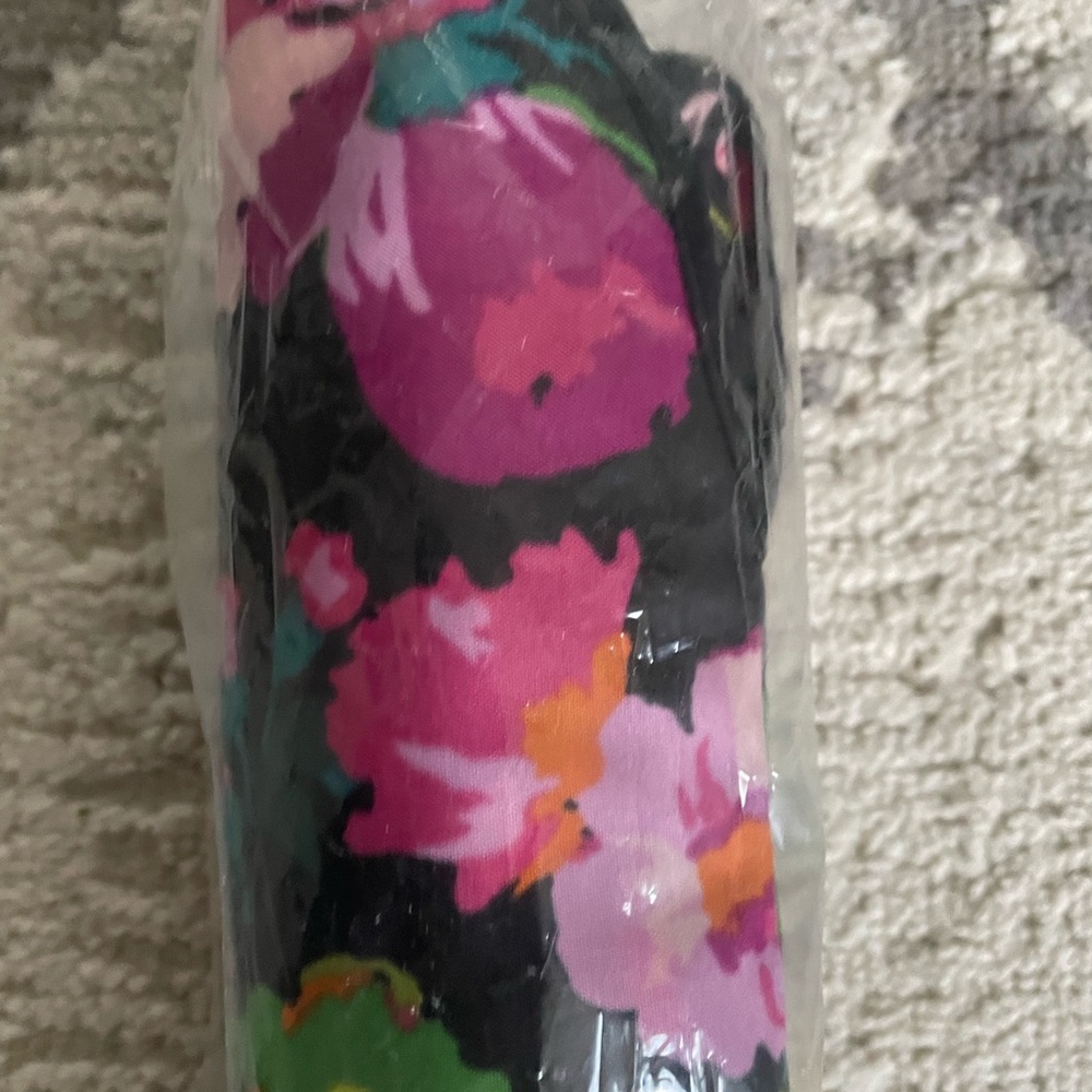 Vera Bradley Floral Umbrella with Pink and Yellow Accents - Picture 2 of 8